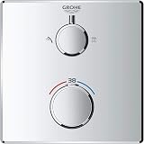 GROHE Grohtherm Thermostatic Shower Mixer Trim Set for 2 Showers - 35 600 view 2