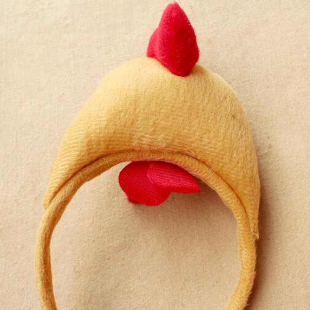 She's Shining Chicken Headband Animal Farm - Adult Cosplay Party Fancy Dress Costume Headwear Accessory, Brown Chicken - Image 5
