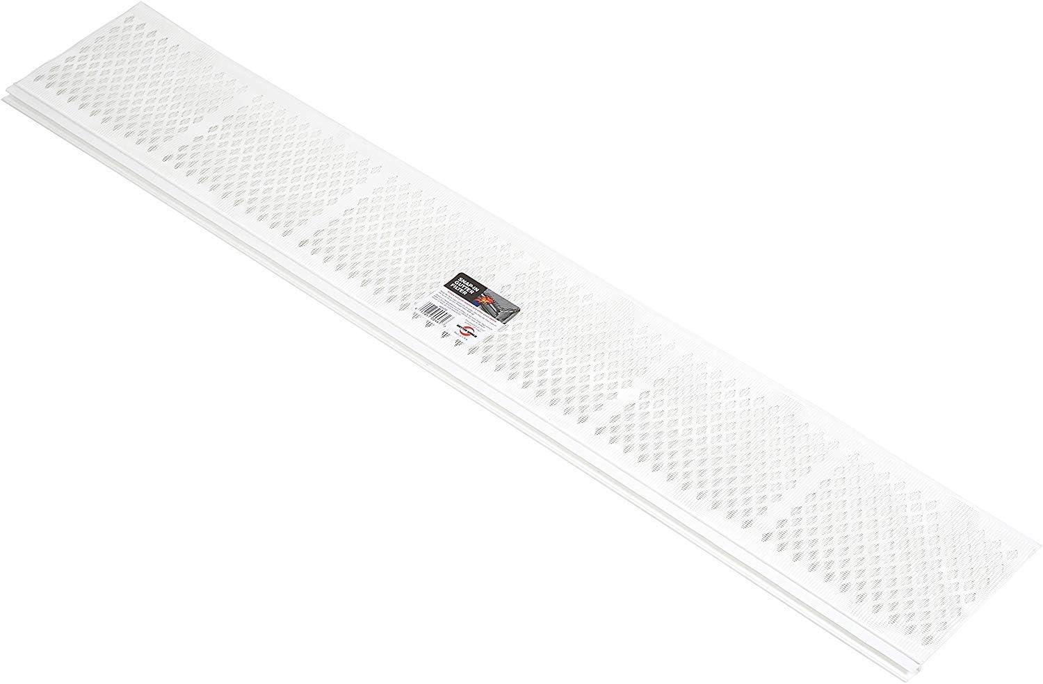 Amerimax Home Products 86670 Snap-in Filter Gutter Guard, 3', White - 2 set