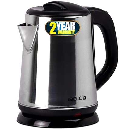 iBELL 1500 W Stainless Steel High Polished Electric Kettle