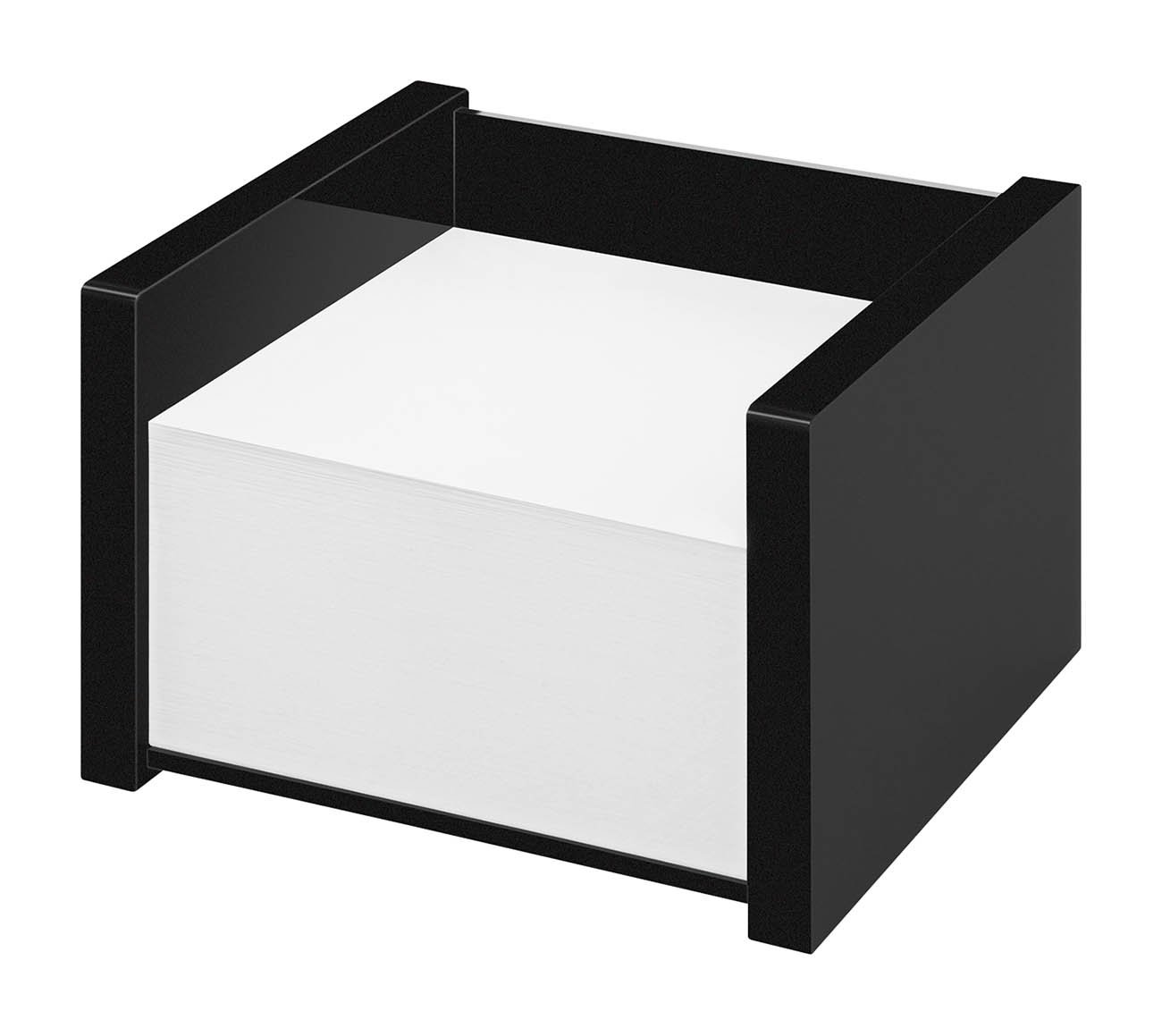 Wedo 637001 Acrylic Memo Box with 500 9 x 9 cm Sheets