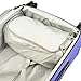 Delsey Luggage Cruise Lite Soft, Medium Checked Luggage, Spinner Suitcase, Blue