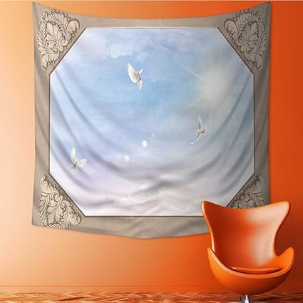 Amazon Com Muyindo Psychedelic Tapestry Ceiling Mural With