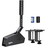 PXN HB S USB Handbrake for Sim Racing – PC Racing Handbrake, Alloy Build, 16-Bit Linear Sensor, Adjustable Force & Stroke, Dual-Directional Lever, Spring & Damping, Desk Clamp – Compatible with Windows PC
