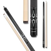 Action BW24 Black and White Pool Cue