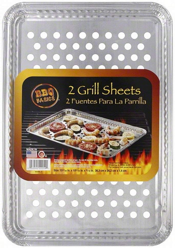 BBQ Grill Sheet Pan with Vented Bottom, 12-pc Set (10x15)