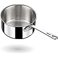 Stahl Artisan Triply Stainless Steel Mikro Saucepan, Mini Milk Pan, 1 Cup Tea/Coffee Pan, Induction & Gas Stove Compatible, 270 ml, 8 cm