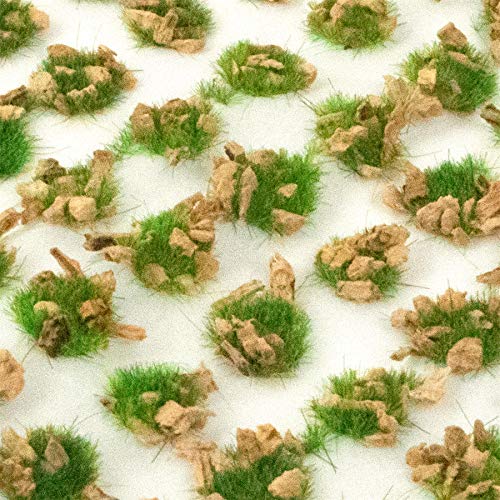 War World Scenics 2mm Sommer Alpen Selbstklebende Statische Grasbüschel x 100 - Modellbau Modellbahn Landschaftsbau… – Bild 4