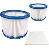 2 HEPA Filters + 1 Dust Bag Replacement Parts Kit Compatible with Nilfisk ALTO Attix 30, 50 &amp; Aero 21, 26, 31 Wet Dry Vacuum Cleaner