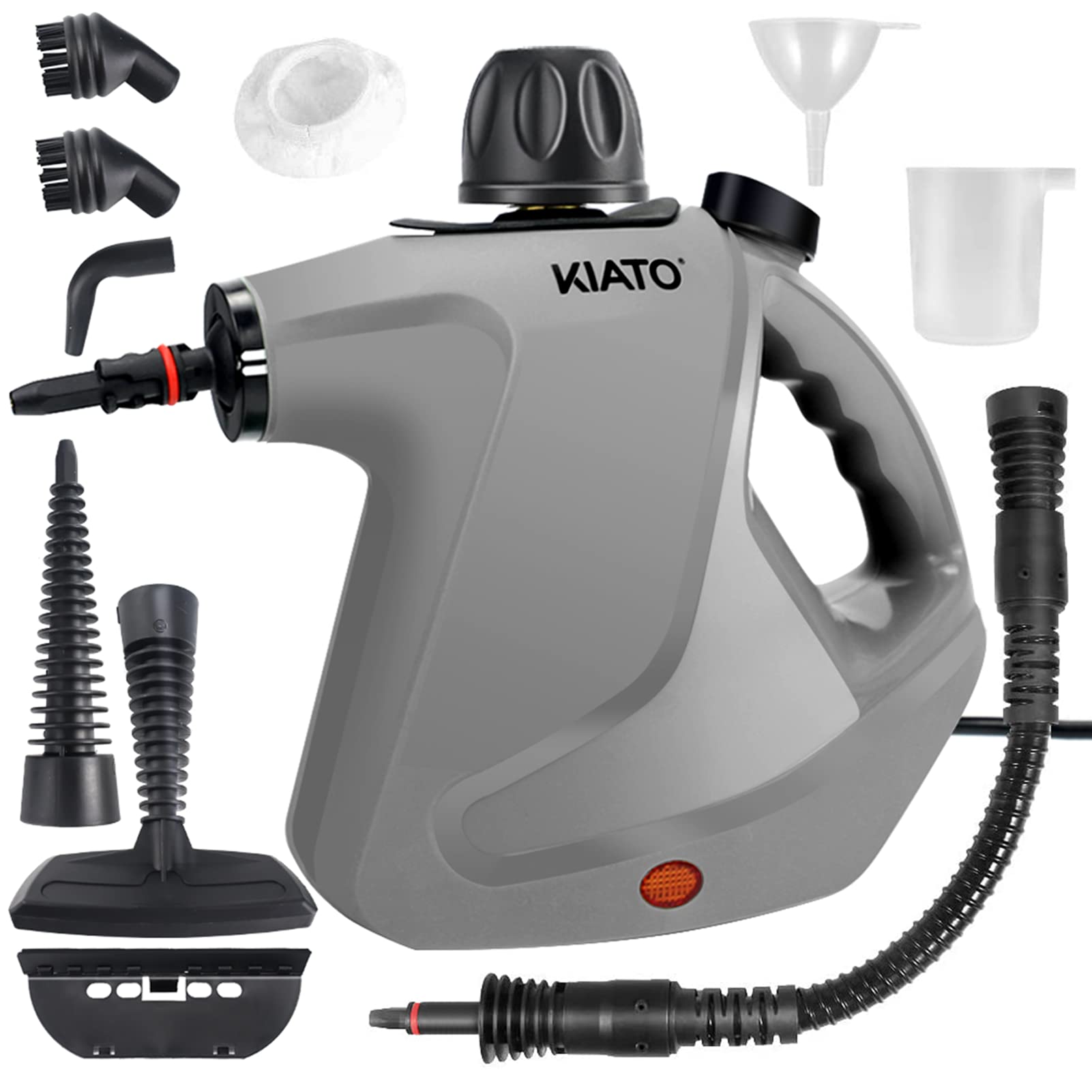 Kiato Handheld Steam Cleaner, 10 in 1 Handheld Steamer for Cleaning