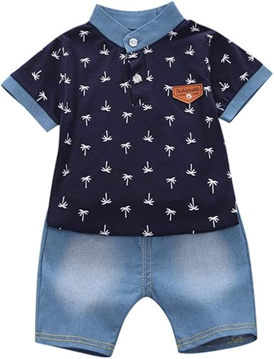 dark blue denim shorts outfit