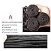Dinoce Deep Wave Human Hair 1 Bundle For Women 100% Unprocessed Virgin Brazilian Human Hair Bundle Natural Color (Natural Black, 18 20 22 Inch)