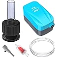 Pawfly Aquarium Air Pump with Nano Bio Sponge Filter Kit Air Control Valve Airline Tubing and Check Valve Accessories