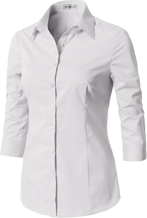 simple button down blouse