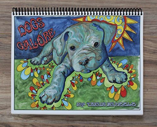 Dog coloring book Dogs Galore beagle Great Dane greyhound boston terrier dachshund heeler chihuahua alapaha american bulldog