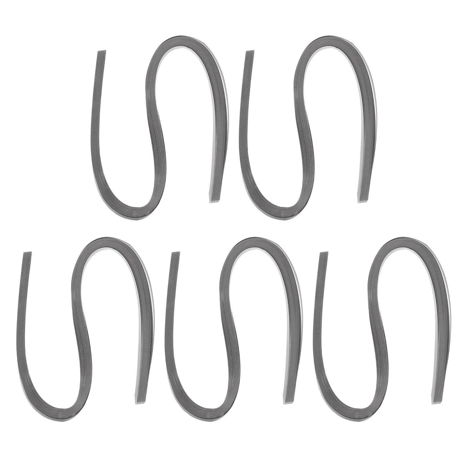 PATIKIL Quilling Strips Paper 300pcs 1/8"(3mm) 54cm Origami Paper Quilling Strip for Art DIY Hand Craft Christmas Metallic Dark Grey