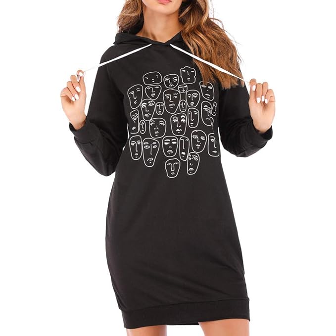 fitted sweatshirt dress
