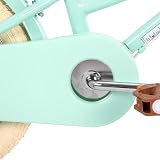STITCH MANCHI 12 Inch Kids Bike with Basket Stabiliser Mint Green view 4