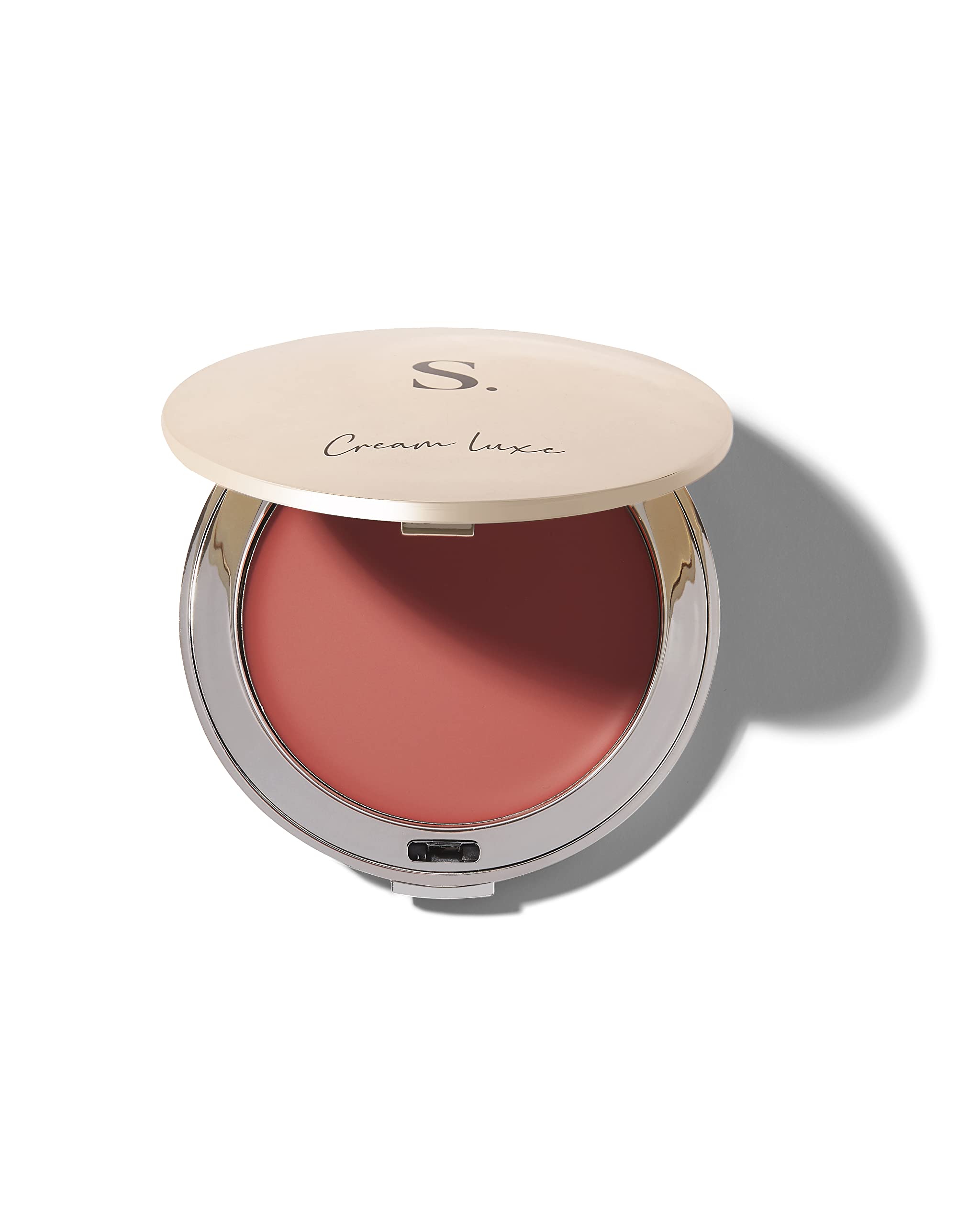 Cream Luxe Blush from Sculpted by Aimee Connolly (Peachy Pink) – 7g Vegan Multi-Purpose Blusher for Dewy Glow