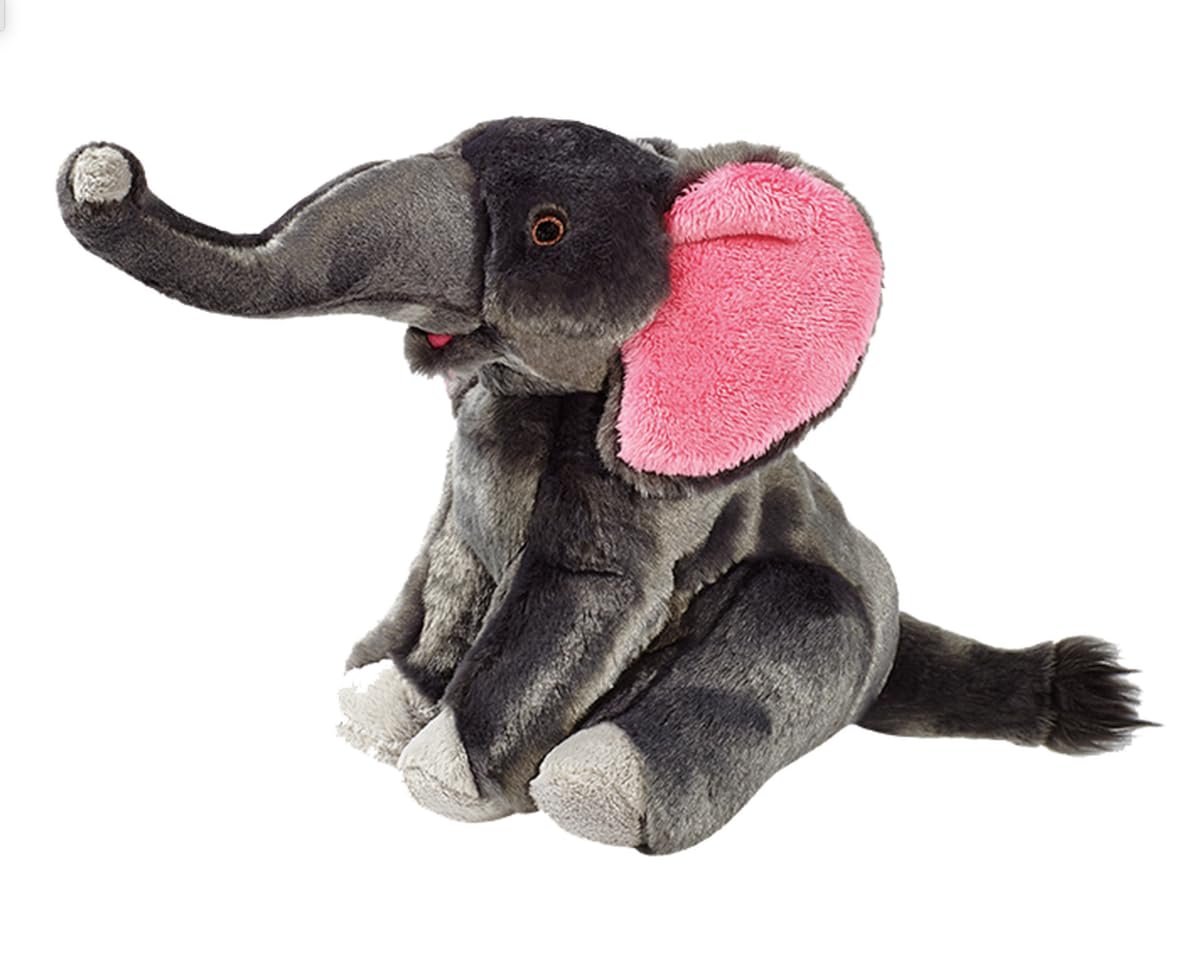 Fluff & Tuff Edsel Elephant Durable Plush Dog Toy