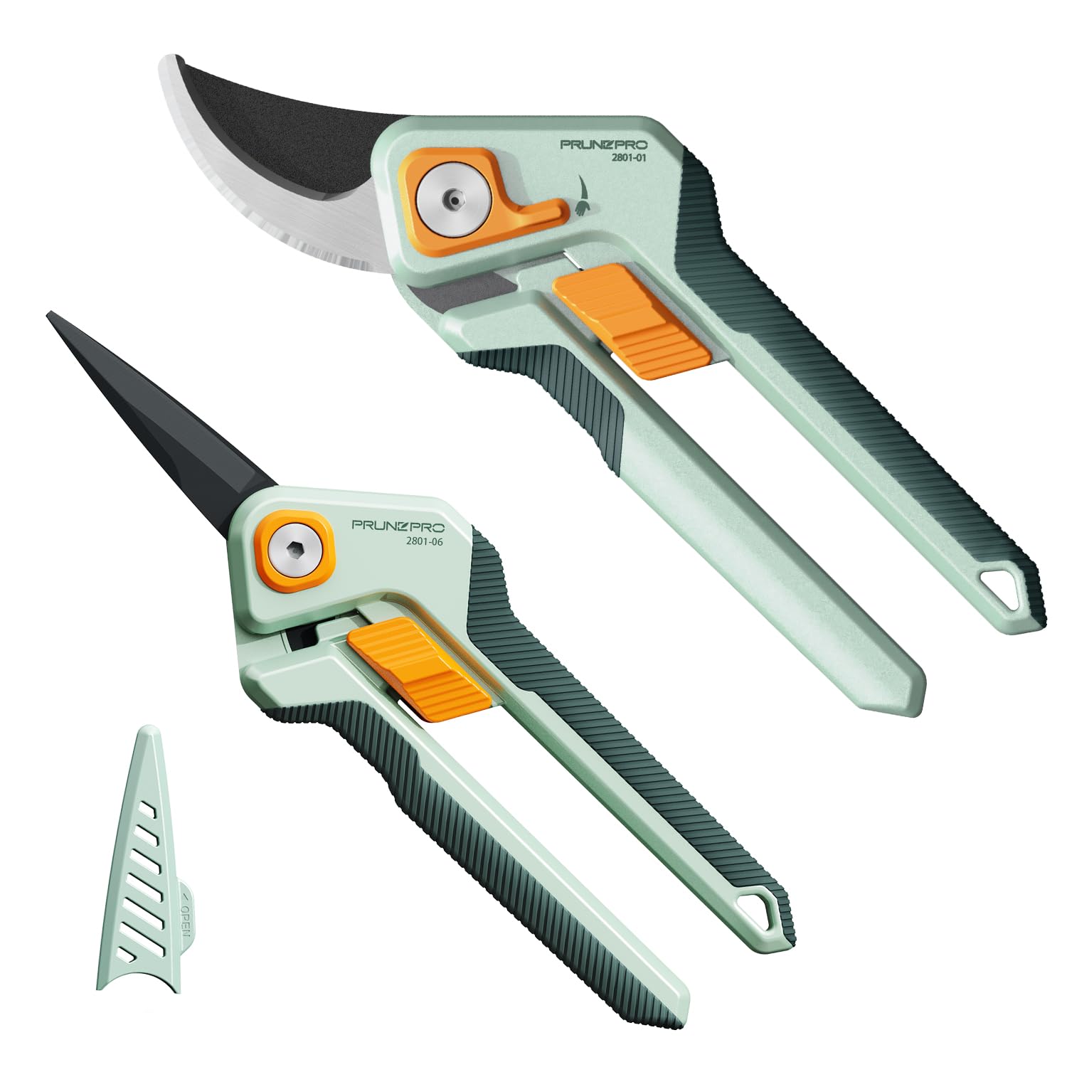 Photo 1 of PrunePro Pruning Shears Gardening Scissors Set Professional Hand Pruner Sharp Stainless Steel Blade Garden Scissors Plant Flower Garden Clipper