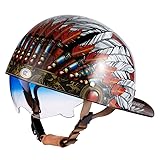 Baseball Cap Motorcycle Half Helmet, Fashion
