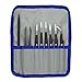 Kingsdun 8pcs Pointed Precision Tweezers Set Professional Anti-Static Long Tweezer Kit for Electronic Repairing,Soldering & Crafting