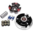 Speed Variator Kit, Rugged High Strength Steel Alloy Engine Variator Kit Replacement for GY6 125cc 150cc Stock Variator for Motorcycle Parts