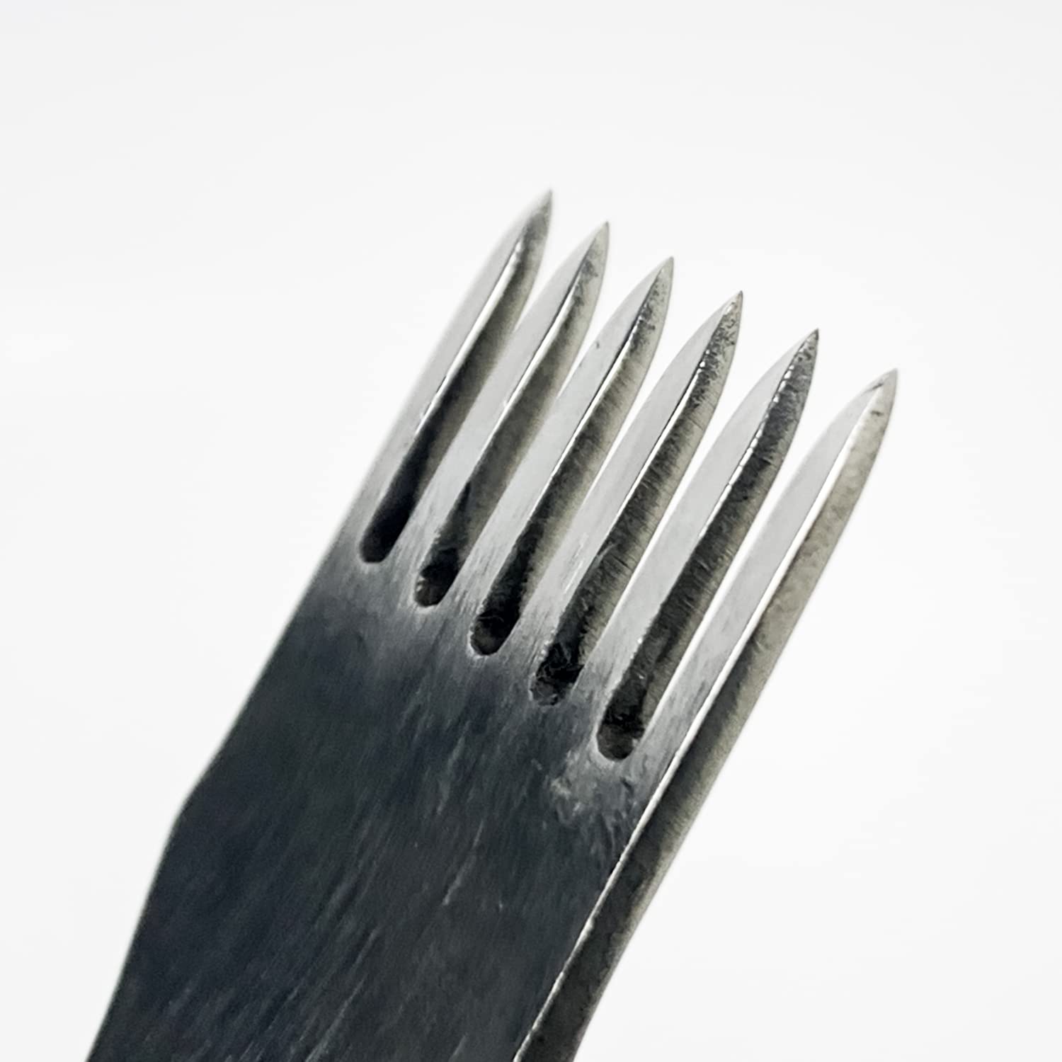 Mirror Polished White Steel 4mm 1/2/4/6 Claws DIY Diamond lace Stitching Chisel Set Leather Craft kit Inner Teeth polishing is Smoother and Labor-Saving