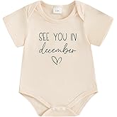woshilaocai Baby Announcement Bodysuit Pregnancy Reveal Idea&New Baby Surprise Gift for Grandparents, Husband, Family