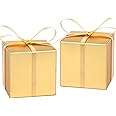 Amazon.com: Hooqict 100 Pack Party Favor Boxes Gold Gift Boxes 2x2x2 ...