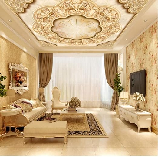 Hwhz Benutzerdefinierte 3D-Fototapete Blumenmuster Im Europäischen Stil