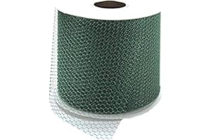 FALK FABRICS LLC Falk Net Mesh Spool 3" Wide 40 yd, Emerald, 1 Count (Pack of 1)