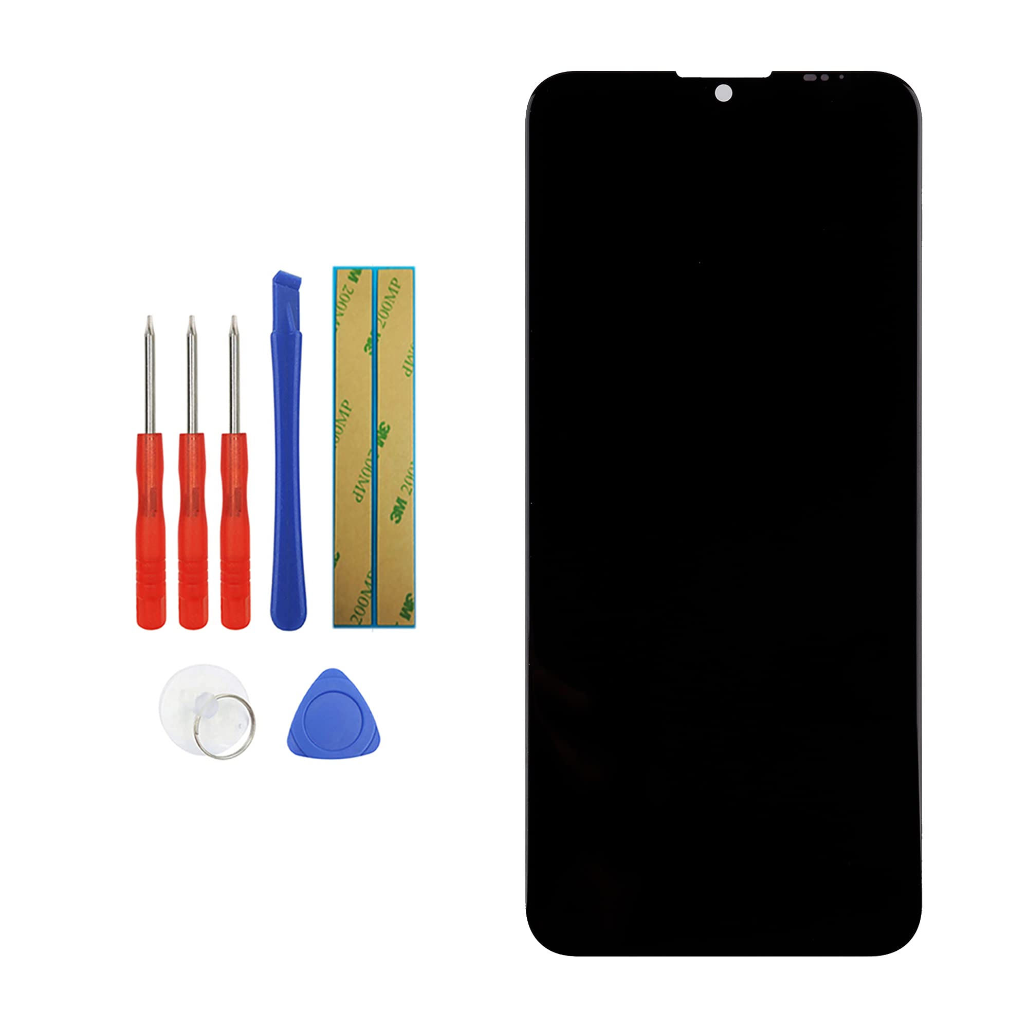 Vvsialeek LCD Display Compatible with Moto G10 XT2127-2 LCD Touch Screen Digitizer Assembly Glass with Toolkit Black