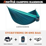 AnorTrek Camping Hammock Lightweight Parachute Nylon with Straps view 4
