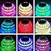 SOLMORE Solar Lights, LED Color Changing Solar Table Lights Mosaic Glass Ball Solar Outdoor Garden Lights Solar Night Lights Waterproof Home Yard Patio Decorations