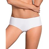 Leonisa Seamless Hipster Panties for Women - No Show Hiphugger Underwear