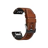 Quickfit Leather+Silicone Strap fit For Garmin Marq