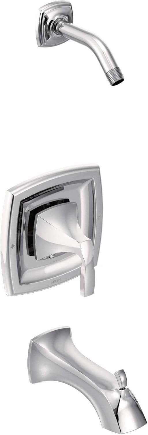 Moen Align Chrome 1 Handle Bathtub And Shower Faucet In The Shower