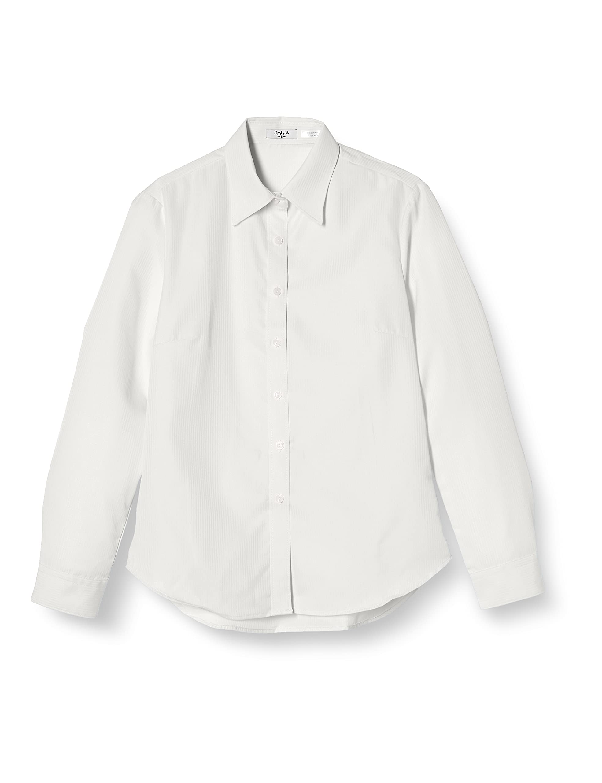 [アトリエサンロクゴ] シャツ ブラウス 事務服 制服 ワイシャツ ビジネスワイシャツ l1-l22 レディース レギュラー-grey 日本 S (日本サイズS相当)商品画像