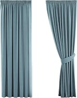 H.Versailtex Citadel Blackout Curtains 2 Panels 46x72 Pencil Pleat Room