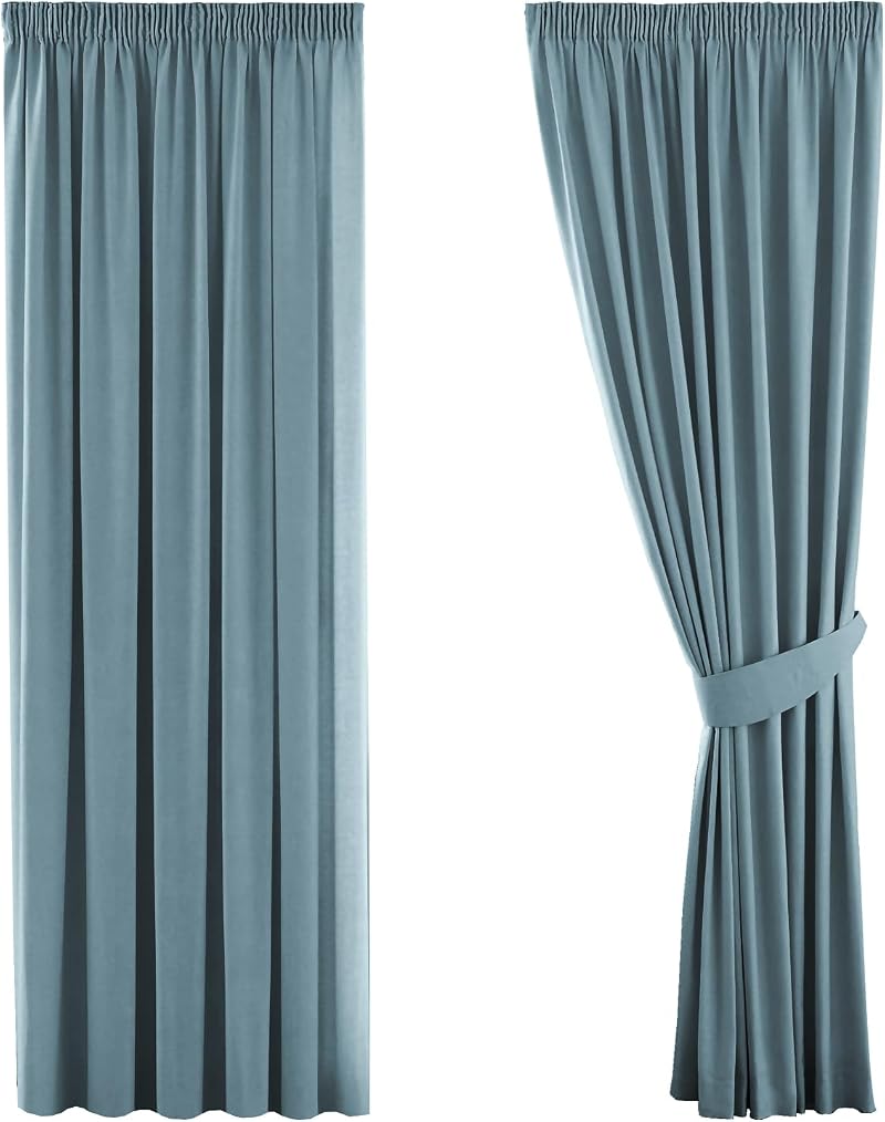 H.Versailtex Citadel Blackout Curtains 2 Panels 46x72 Pencil Pleat Room