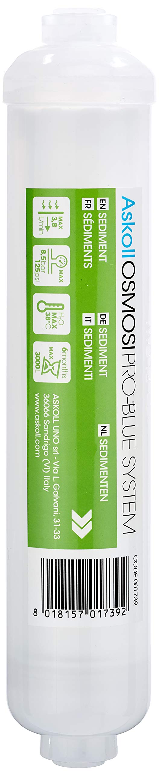 Askoll 001739 sediment cartridge UM5 osmosis system