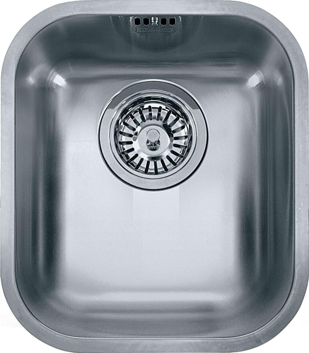 Franke 122.0021.439 Stainless Steel Kitchen Sink with Single and Half Bowl, Grey