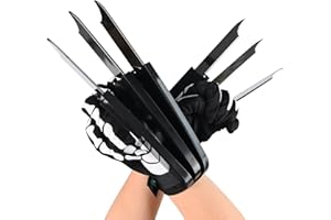 Wolverine Claws Halloween Toys Gift - ANIRUDH Stretchable ABS Realistic Halloween Custume Cosplay Props for Boys and Girls