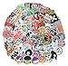 100 Pieces Waterproof Vinyl Stickers for Personalize Laptop, Car, Helmet, Skateboard, Luggage Graffiti Decals (M-section)