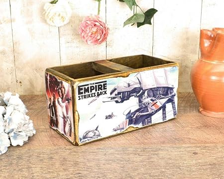 Caja de Madera Encerada de Star Wars, Estilo Vintage, 15 x 15 x 30 cm: Amazon.es: Hogar