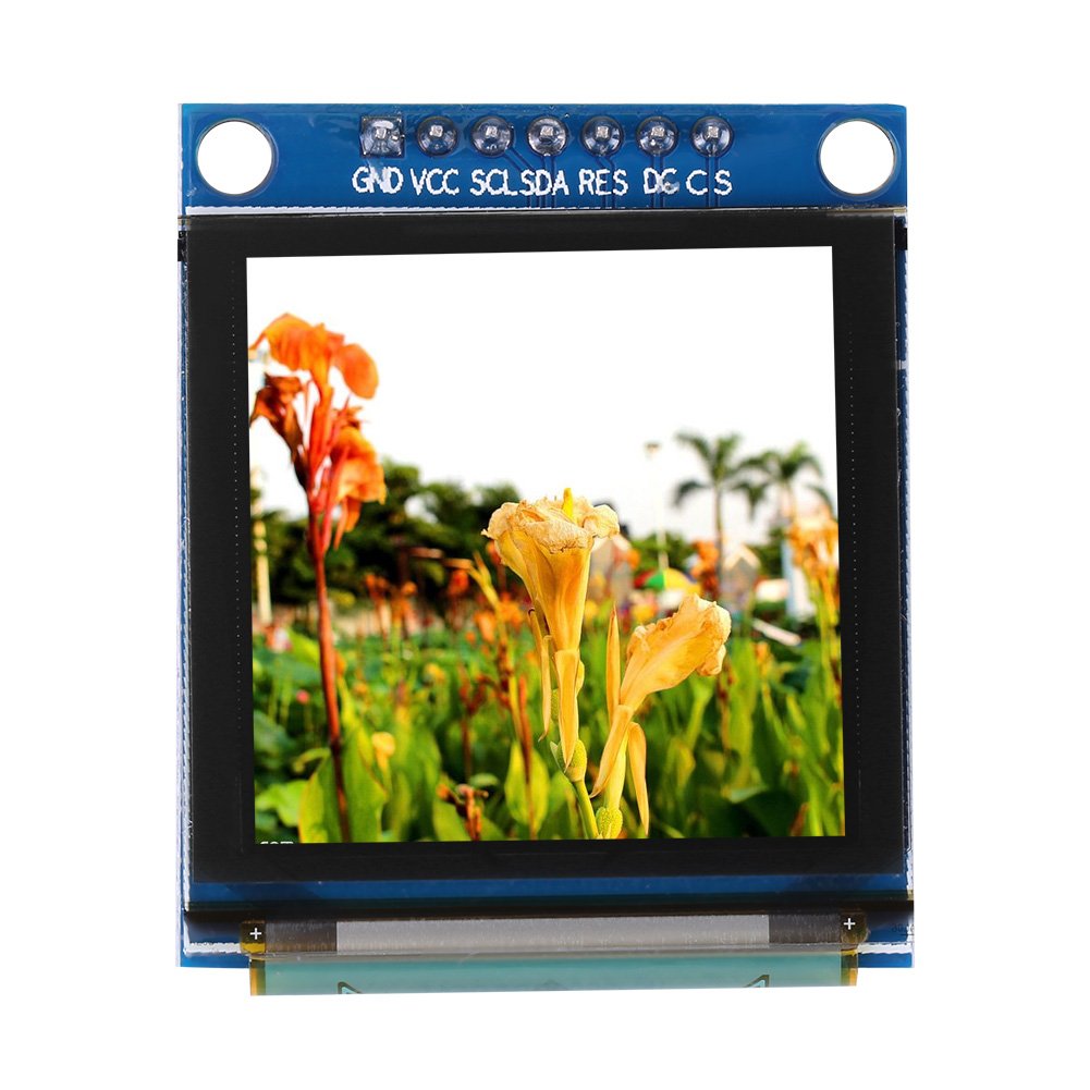 OLED Display Module 1.5in SSD135 128x128 Color 262k+ Colors 40mm x34mm SPI Interface for MP3 Player Feature Phone Smart Health Device – Display Module