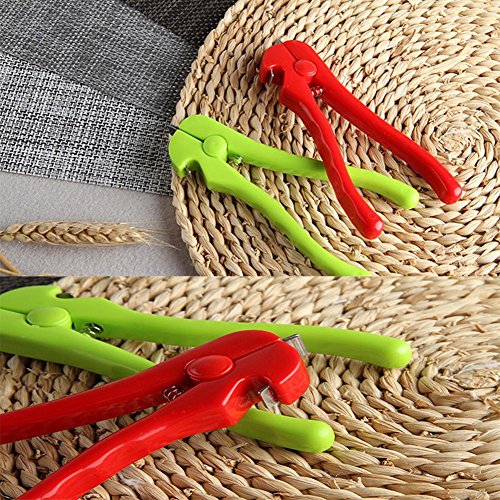 WXLAA Multi-fuction Clam Opener Seafood Clip Kitchen Clamshell Cooking Tools Green