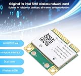 Dpofirs MCAC7265 PCIe WiFi Card 1200Mbps Dual Band 2.4G 5G BT 4.2 Half Mini PCIe view 4